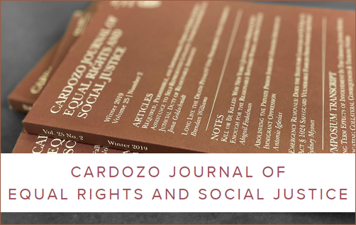 Cardozo Journal of Equal Rights & Social Justice Blog