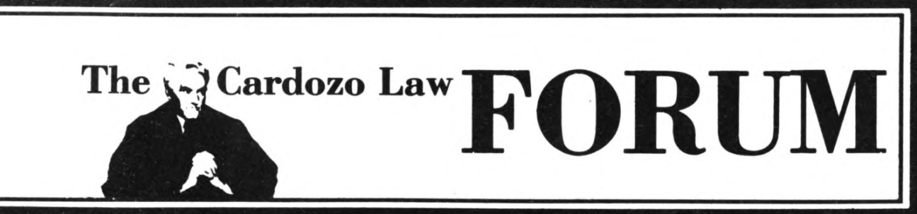 The Cardozo Law Forum