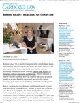 Barbara Kolsun’s Big Designs for Fashion Law