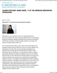 Alumni Spotlight- Mansi Karol ‘17 at the American Arbitration Association