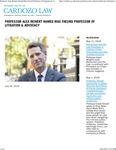 Professor Alex Reinert Named Max Freund Professor of Litigation & Advocacy
