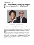 Two Cardozo Alumni Appointed to Appellate Division of Supreme Court of the State of N.Y.
