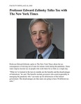 Professor Edward Zelinsky Talks Tax with The New York Times by Benjamin N. Cardozo School of Law