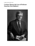 Cardozo Mourns the Loss of Professor Emeritus Paris Baldacci by Benjamin N. Cardozo School of Law