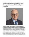 Professor Michel Rosenfeld Writes about Trump and American Politics in Esprit Magazine