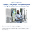 Professor Ekow Yankah Co-Writes Washington Post Op-Ed on Mass Incarceration and Race