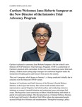 Cardozo Welcomes Jane-Roberte Sampeur as the New Director of the Intensive Trial Advocacy Program by Benjamin N. Cardozo School of Law
