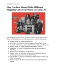 Nine Cardozo Alumni Make Billboard Magazine's 2022 Top Music Lawyers List