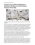 Cardozo Law to Host Symposium on Parthenon Marbles Case and Cultural Property Ownership by Benjamin N. Cardozo School of Law