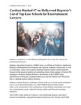 Cardozo Ranked #7 on Hollywood Reporter's List of Top Law Schools for Entertainment Lawyers by Benjamin N. Cardozo School of Law