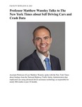 Professor Matthew Wansley Talks to The New York Times about Self Driving Cars and Crash Data