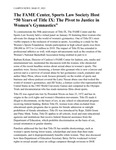 The FAME Center, Sports Law Society Host “50 Years of Title IX: The Pivot to Justice in Women’s Gymnastics” by Benjamin N. Cardozo School of Law