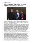 BALLSA Honors Juan Otero ‘94, Raises $50,000 for Martinidez Scholarship