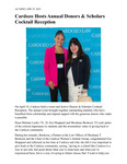 Cardozo Hosts Annual Donors & Scholars Cocktail Reception