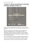 Cardozo Co-Hosts Annual Deans Leadership Academy Alongside Scalia Law by Benjamin N. Cardozo School of Law