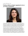 Professor Rebecca Ingber Appointed to Serve on Venice Commission by Rebecca Ingber