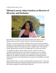 Miriam Lacroix Joins Cardozo as Director of Diversity and Inclusion