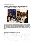 Cardozo’s Entertainment Law Week Showcases Alumni Who Have Made it in the Industry