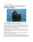 Cardozo Celebrates Annual Donors & Scholars Reception by Benjamin N. Cardozo School of Law