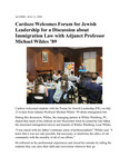 Cardozo Welcomes Forum for Jewish Leadership for a Discussion about Immigration Law with Adjunct Professor Michael Wildes ’89