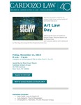 Art Law Day by Appraisers Association of America, Cardozo FAME Center, and Cardozo Art Law Society