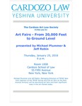 Art Fairs - From 20,000 Feet to Ground Level by Cardozo Art Law Society