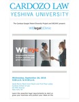 WElegal|Clinic by Cardozo/Google Patent Diversity Project and Women Entrepreneurs NYC (WE NYC)