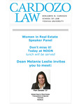 Women in Real Estate Speaker Panel by Melanie Leslie