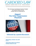 Rigged: The Voter Suppression Playbook by American Constitution Society