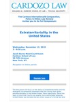 Extraterritoriality in the United States