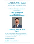 Case of the Week Episode 7: "Austria and Germany" by Christopher J. Buccafusco