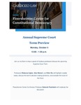 Annual Supreme Court Term Preview by Floersheimer Center for Constitutional Democracy