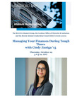 Managing Your Finances During Tough Times with Cindy Zuniga '15 by The Black Asian & Latino Law Students Association (BALLSA) Alumni Group, Cardozo Office of Diversity & Inclusion, and Recent Alumni Leadership Council (RALC)