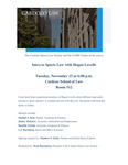 Intro to Sports Law with Hogan Lovells by Cardozo Sports Law Society and Cardozo FAME Center