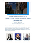 Making a Career Working for LGBTQ+ Rights: An Alumni Panel by Cardozo Dean's Office and Cardozo OUTLaw
