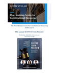 The Annual SCOTUS Term Preview by Floersheimer Center for Constitutional Democracy
