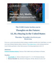 Thoughts on the Future: LL.M.s Staying in the United States by Cardozo FAME Center and Barbara Kolsun
