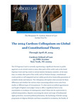 The 2024 Cardozo Colloquium on Global and Constitutional Theory by Benjamin N. Cardozo School of Law