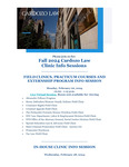Fall 2024 Cardozo Law Clinics Information Events