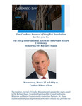 The 2024 International Advocate for Peace Award Ceremony Honoring Dr. Richard Haass