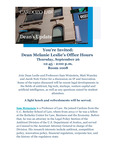 Dean Melanie Leslie’s Office Hours by Melanie B. Leslie, Samuel Weinstein, Matthew Wansley, and Jacob Noti-Victor