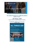 All Things ADR Lunch with Faculty & Student Leaders by Kukin Program for Conflict Resolution, Dispute Resolution Honor Competition Society, Cardozo Journal of Conflict Resolution, and Cardozo Dispute Resolution Society