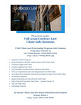 Fall 2026 Cardozo Law Clinic Info Sessions by Benjamin N. Cardozo School of Law