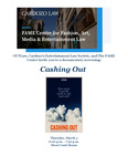 OUTLaw, Cardozo's Entertainment Law Society, and The FAME Center invite you to a documentary screening: Cashing Out by Cardozo OUTLaw, Cardozo Entertainment Law Society, Cardozo FAME Center, Barbara Kolsun, and Matt Nadel