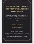 2017 Monrad G. Paulsen Moot Court Competition by Cardozo Moot Court Honor Society