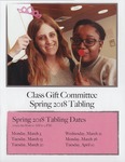 Class Gift Committee Spring 2018 Tabling by Class Gift Committee