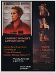 Three Billboards Outside Ebbing, Missouri by Cardozo Women's Law Initiative