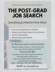 The Post-Grad Job Search: Everything 3Ls Need to Know About by Cardozo Office of Career Services