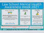 Law School Mental Health Awareness Week 2021 by Cardozo Office of Student Services & Advising