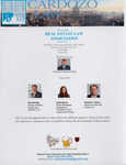 Real Estate Law Association by Cardozo Real Estate Law Association